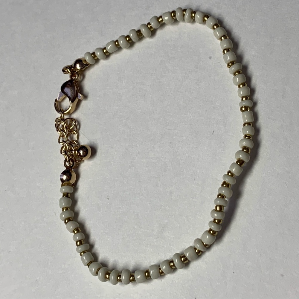 White and Gold Bracelet